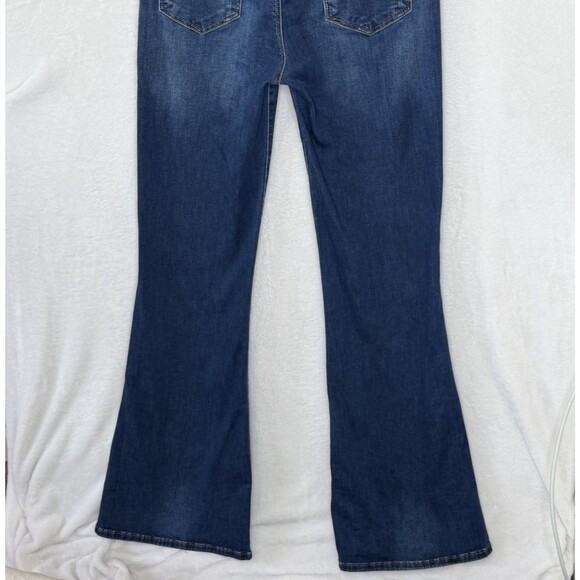 KUT From The Kloth Women Size 10 Blue Ana Fab Ab Super Flare High Rise Jeans - Picture 8 of 16